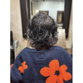 キッズカットパーマ