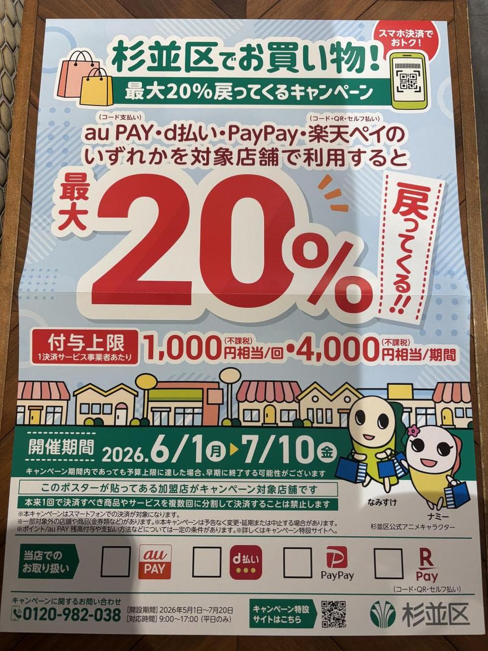 PAYPAY杉並区お買い物キャンペーン