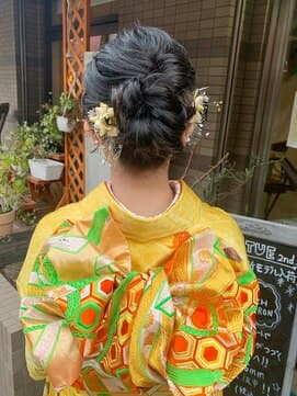 Iloのレディーススタイル （成人式）振袖着物ヘアセット