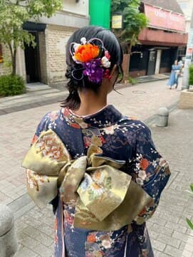 Iloのレディーススタイル 振袖着付けヘアセット