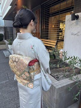 Iloのレディーススタイル 訪問着着付けヘアセット